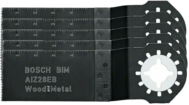 BOSCH AIZ 28 EB, BiM ponorný list, Wood & Metal, 28x50 mm, balení 5ks