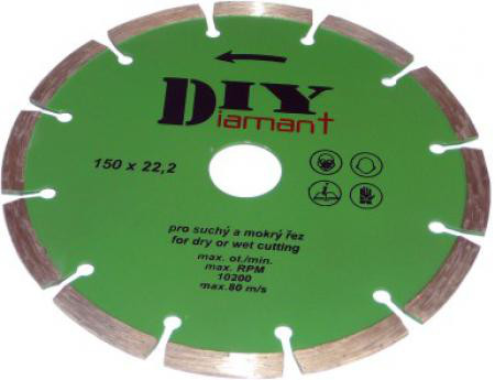 PROMA DIYS 125x22,23 mm diamantový kotouč pro WSM1009