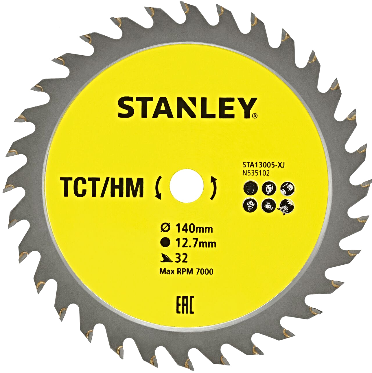 STANLEY STA13005 140x12,7mm pilový kotouč TCT/HM (32Z)
