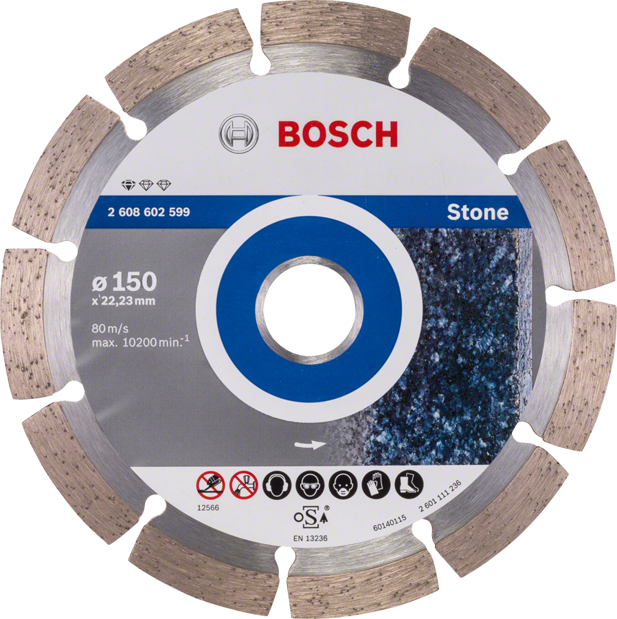 BOSCH 150x22,23mm DIA kotouč na kámen a žulu Standard for Stone (2,0 mm)