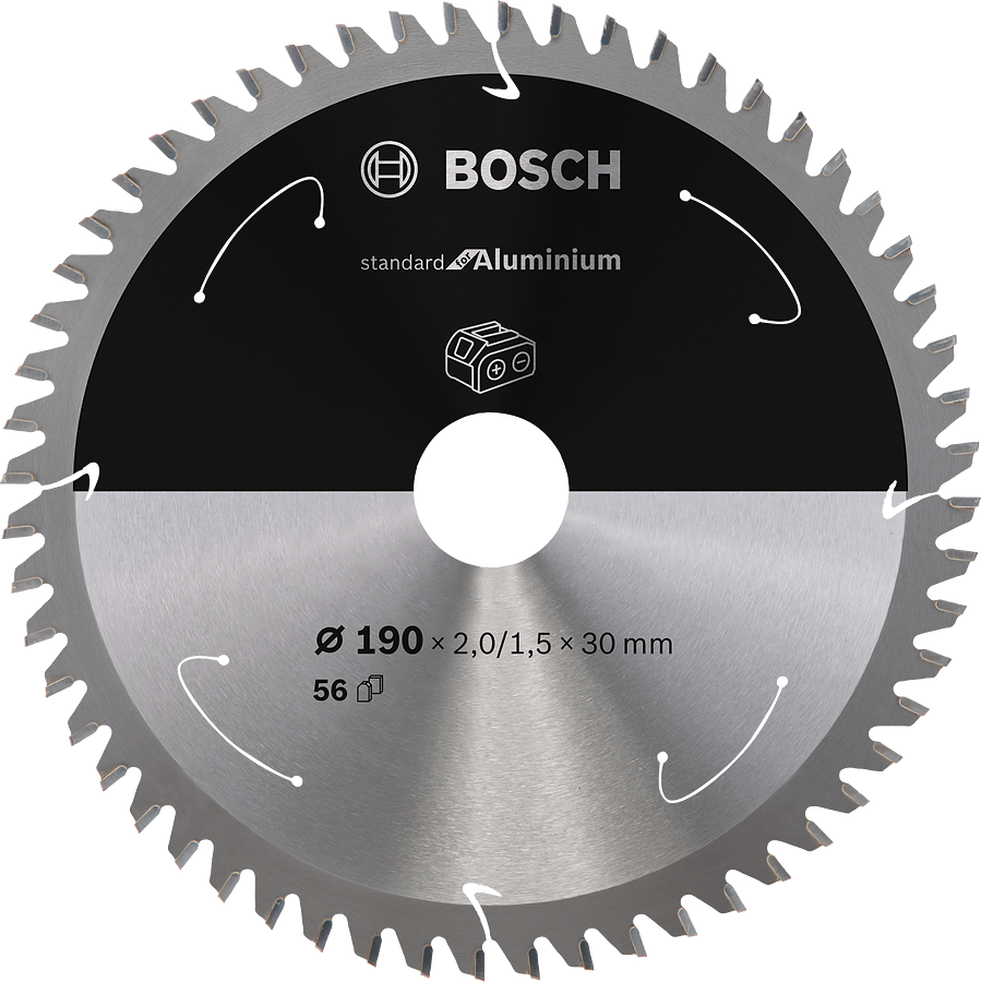 BOSCH 190x30mm (56Z) Standard For Aluminium