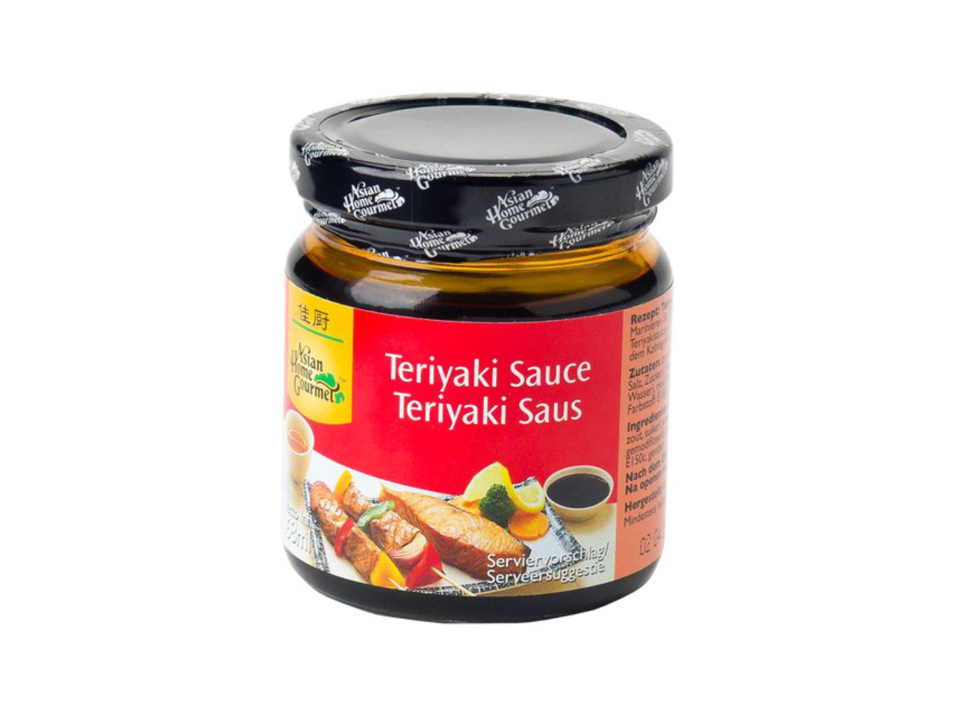 Asian Home Gourmet Teriyaki omáčka - hustá 168ml