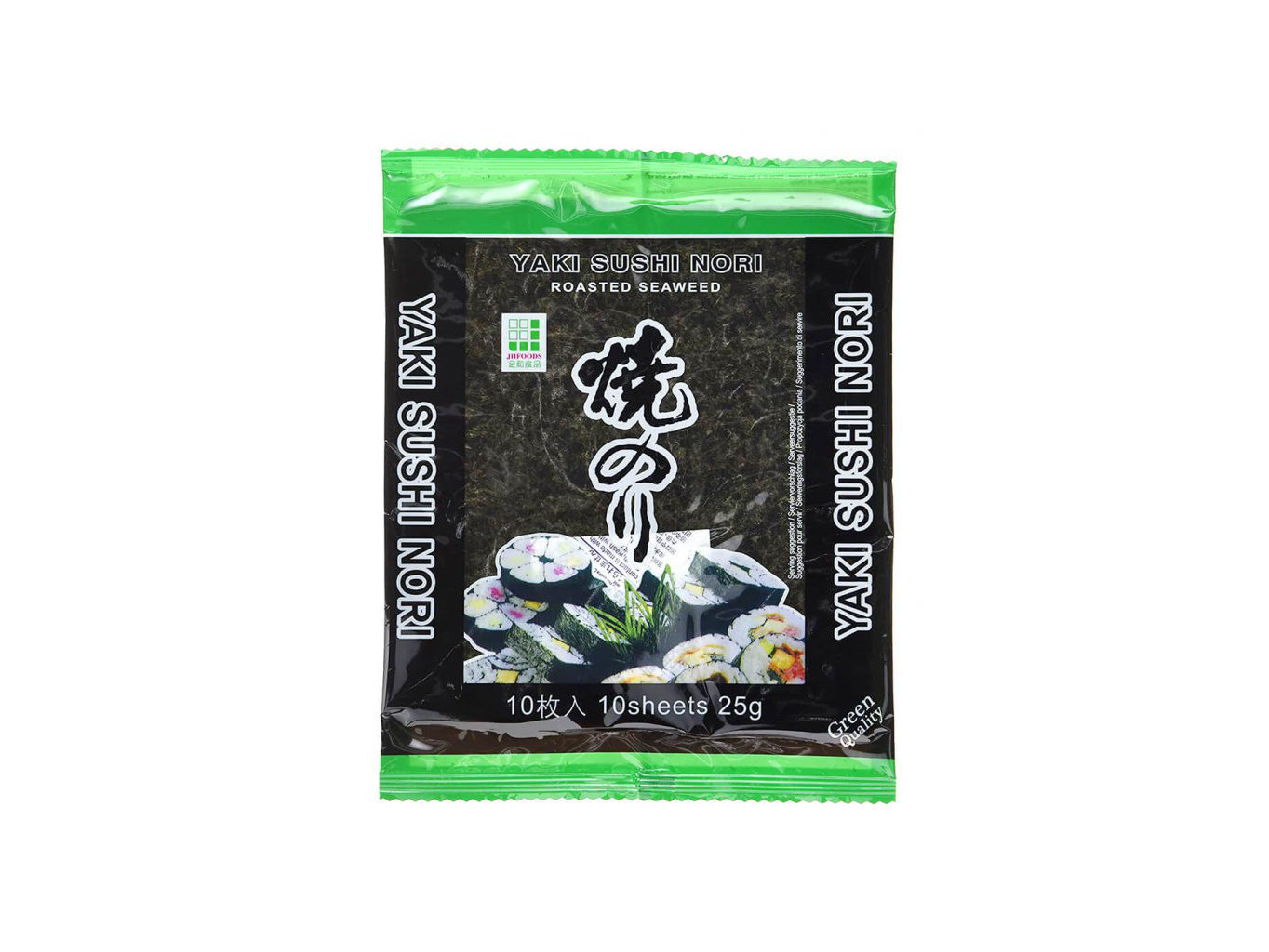 JH Foods Mořské řasy Yaki Nori - Green 25g