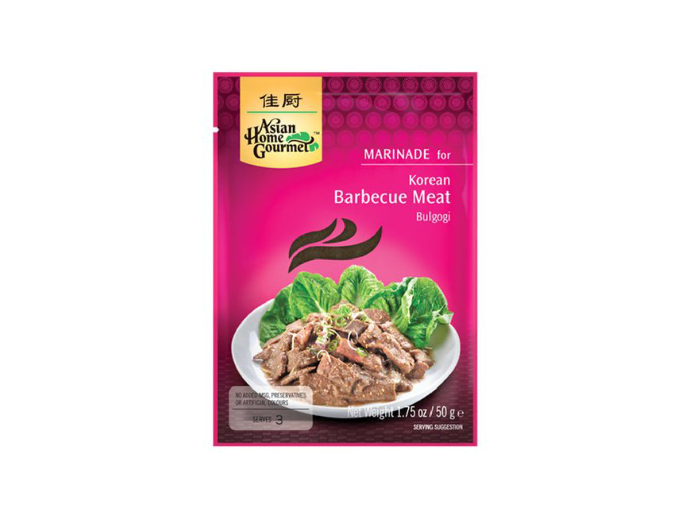 Asian Home Gourmet Marináda na korejské maso Bulgogi 50g (Korea)