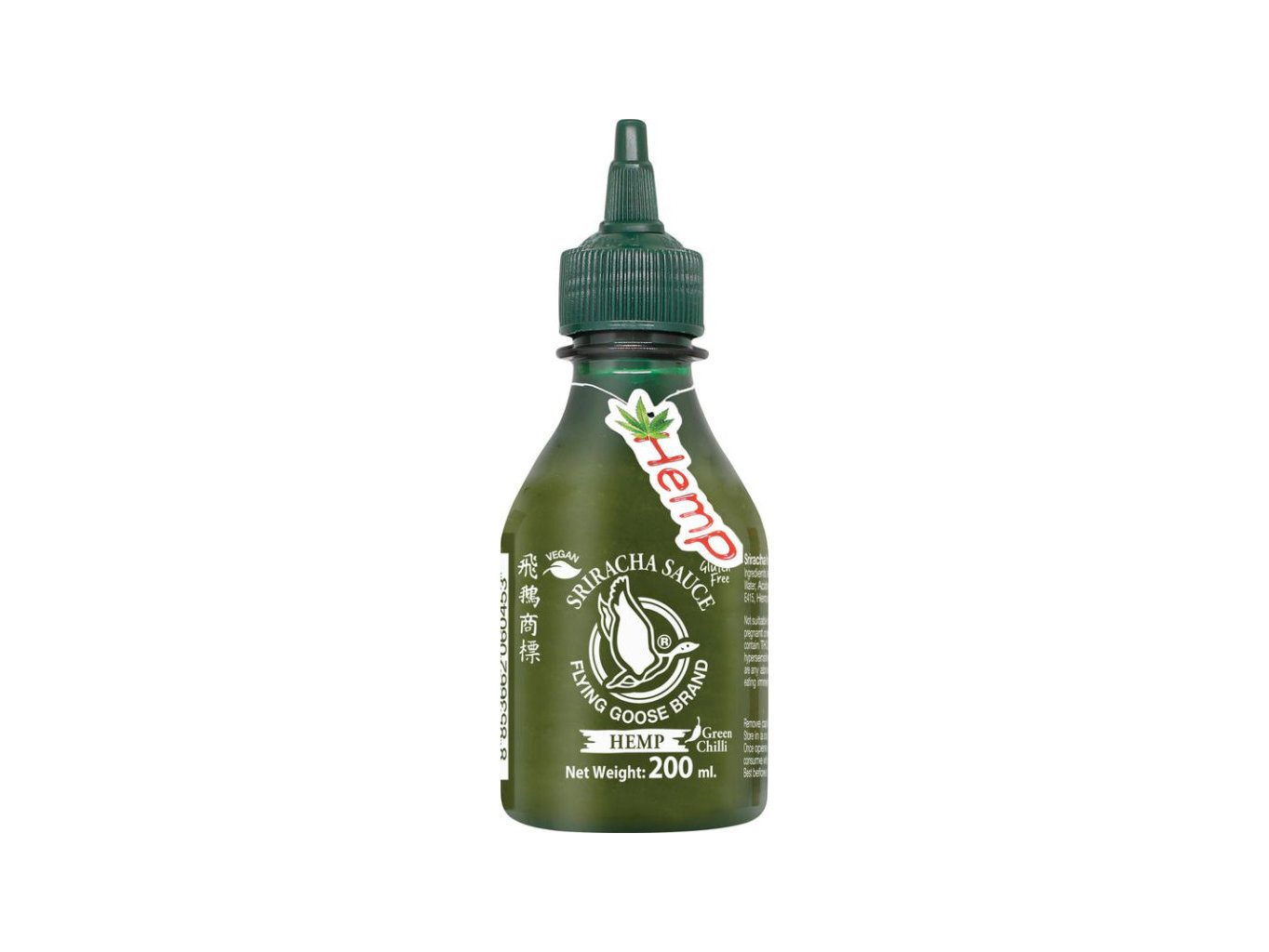 Flying Goose Omáčka Sriracha - zelená Hemp 200ml