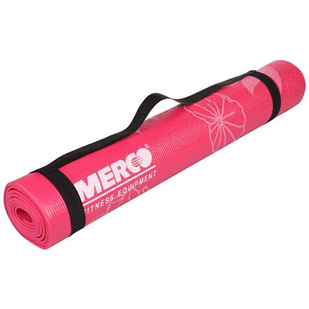 Merco Print PVC 4 Mat podložka na cvičení růžová varianta 40948