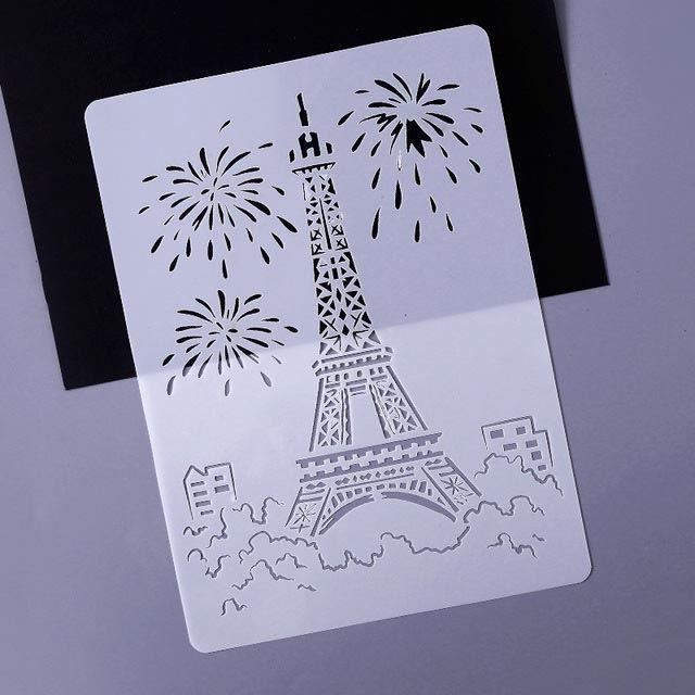 DAALO Šablona s motivem - Eiffelova věž - AKCE!