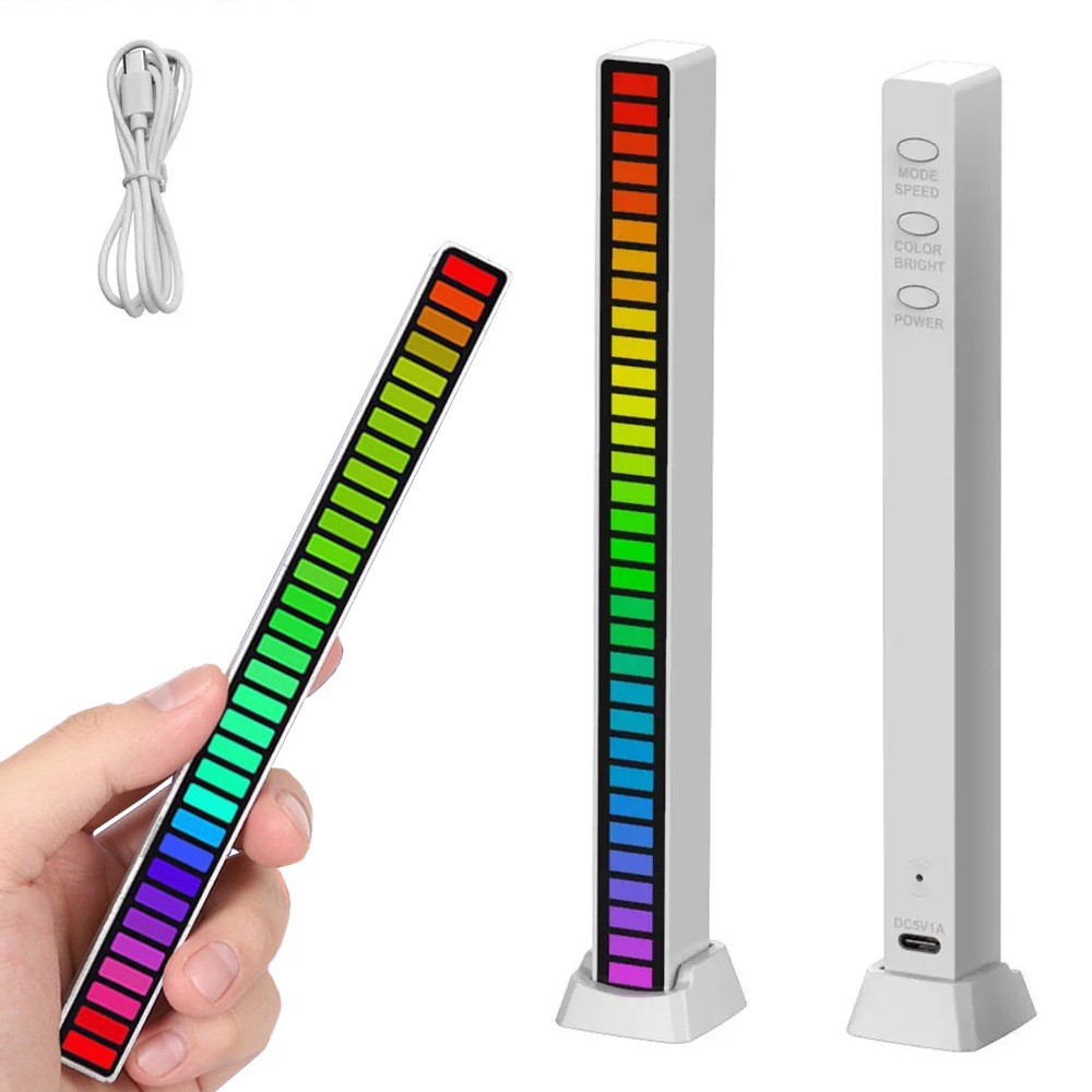 Verk 12278_B Ambientní RGB osvětlení USB s dobíjecí baterií bílé