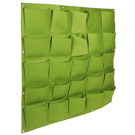 Merco Wall Grow Bag 25 textilní květináče na zeď zelená balení 1 ks