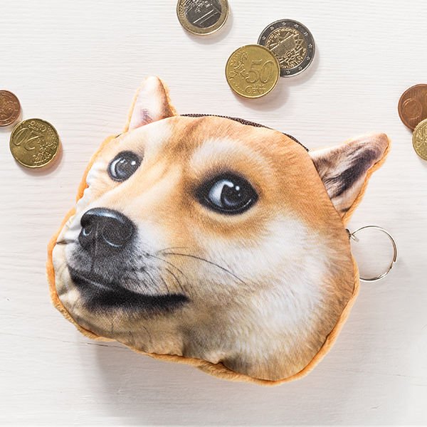 Master 3D peněženka pes - hnědá
