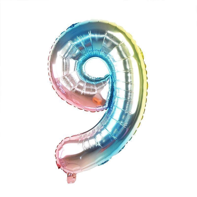 DAALO Nafukovací balónky čísla - 9