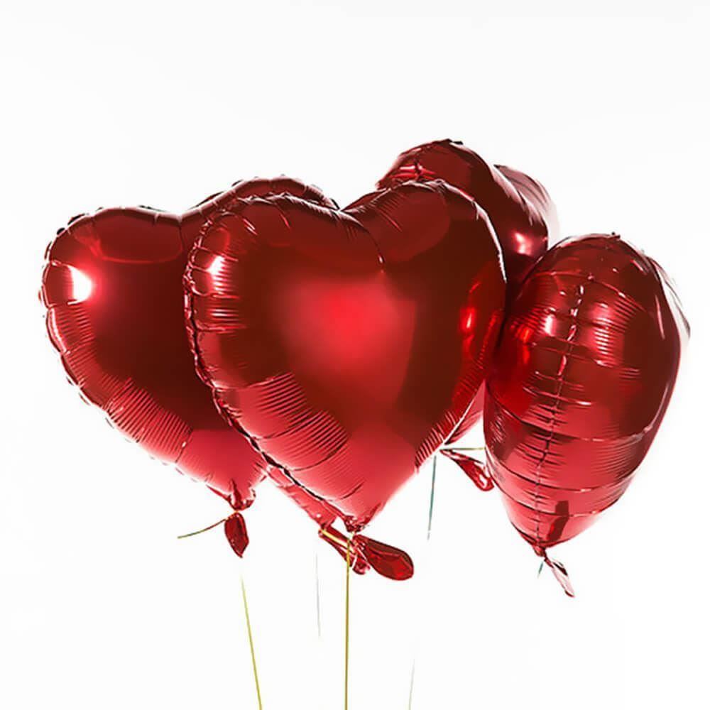 DAALO Fóliové balónky srdce 10 ks
