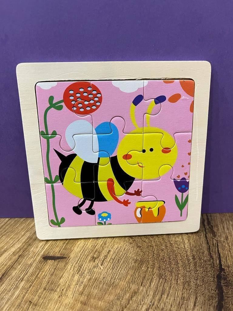 DAALO Dřevěné puzzle pro děti - včelka