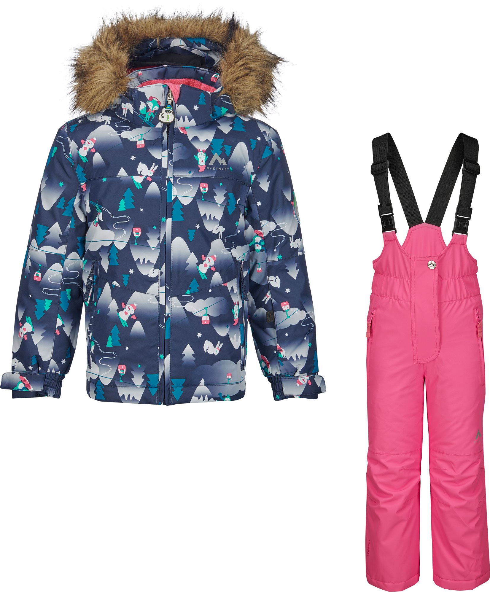 McKinley AOP Thea+Tyler Ski Suit Kids Velikost: 140