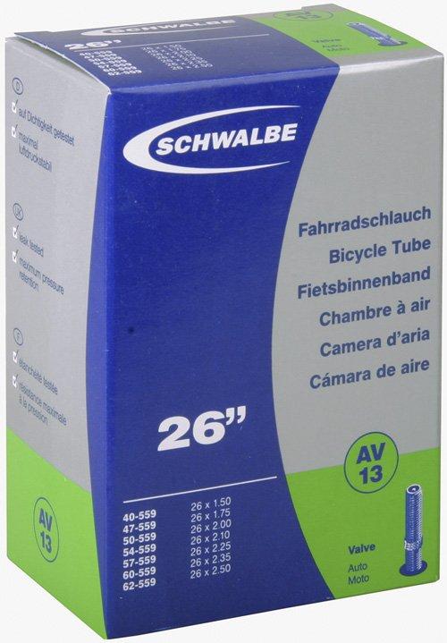 Cyklokomponenty Schwalbe Schlauch Auto, ventil 40mm Veľkosť: 16\