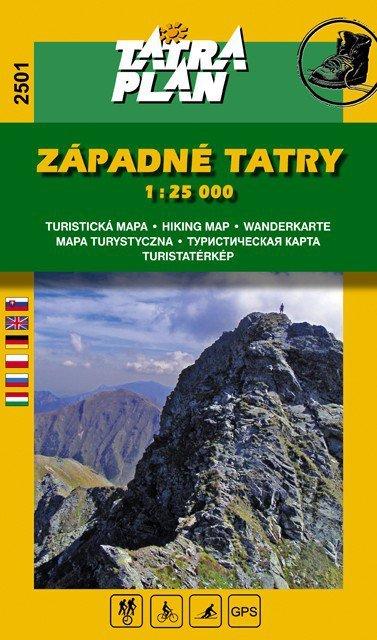 Mapa TATRAPLAN Západné Tatry 1:25 000, SJ Veľkosť: Univerzálna veľkosť