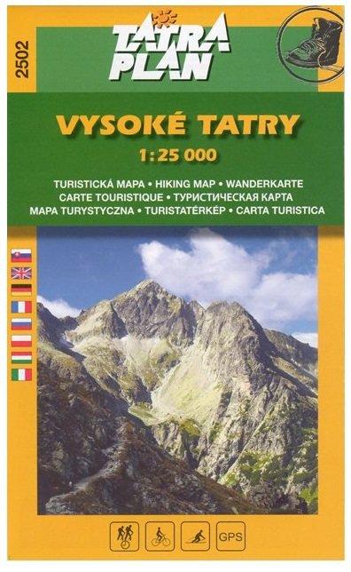 Mapa TATRAPLAN Vysoké Tatry 1:25 000, SJ Veľkosť: Univerzálna veľkosť