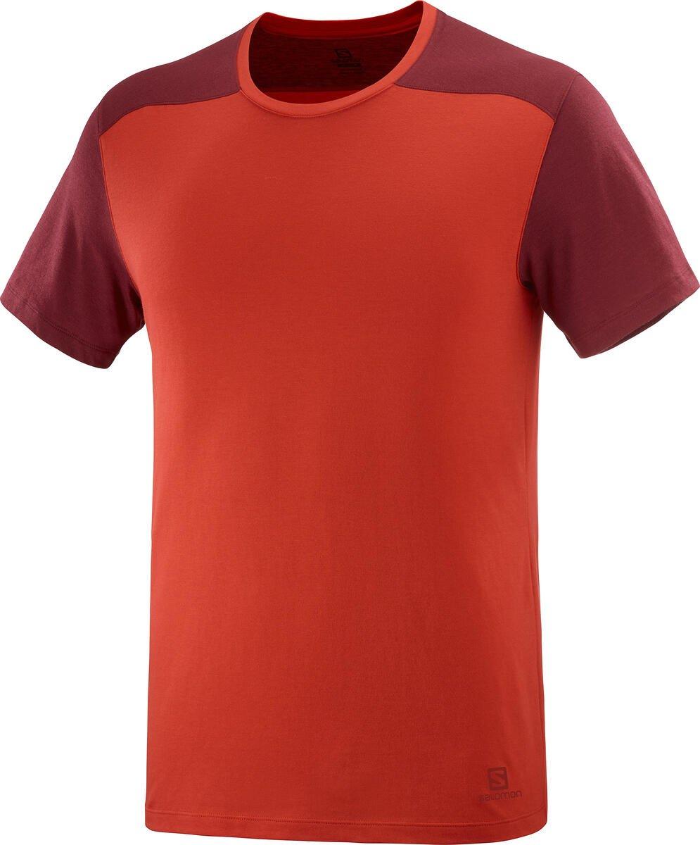 Salomon Essential Colorbloc T-Shirt M Veľkosť: XXL