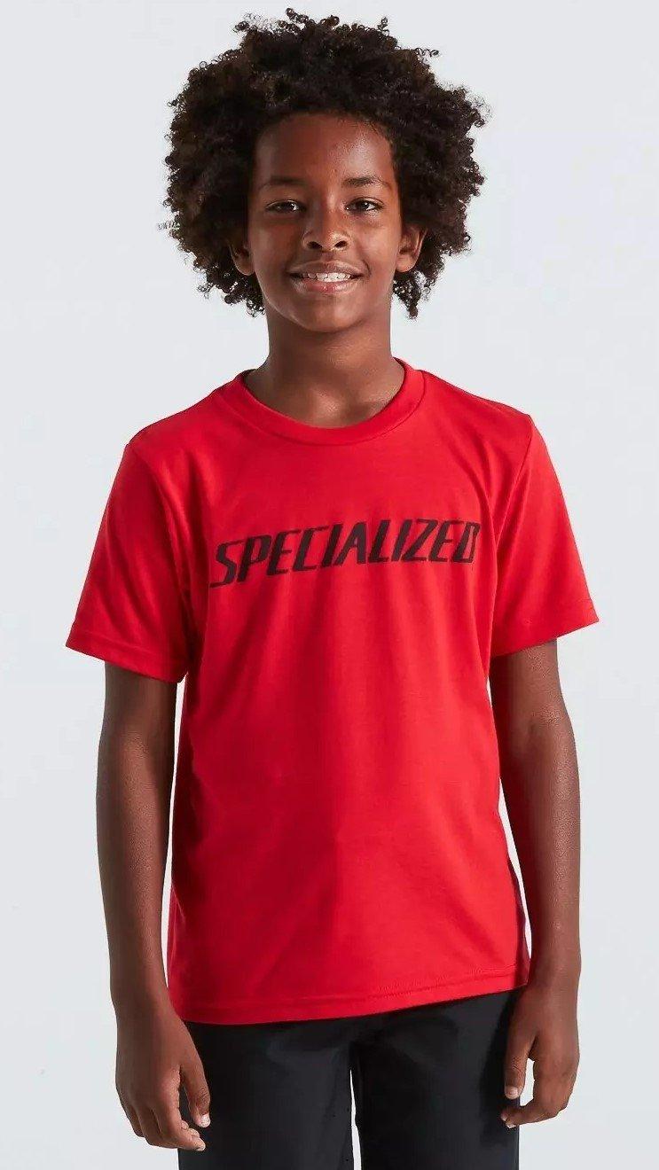 Detský cyklodres Specialized Wordmark T-Shirt Kids Veľkosť: L