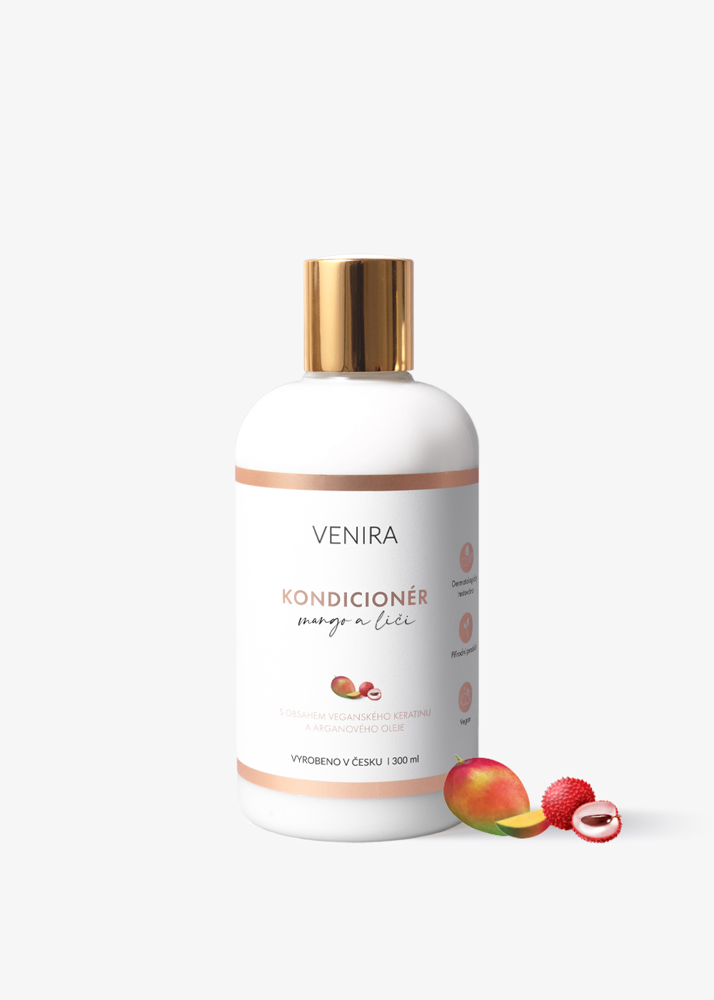 VENIRA oplachový kondicionér, 300 ml, mango-liči