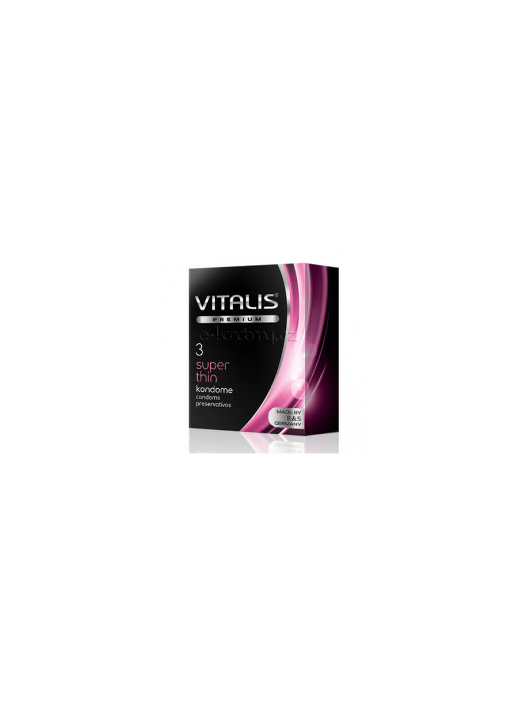 Презервативы Vitalis Premium Super Thin ультратонкие, 3 шт 143187 - VITALIS - Ультратонкие презервативы - Купить