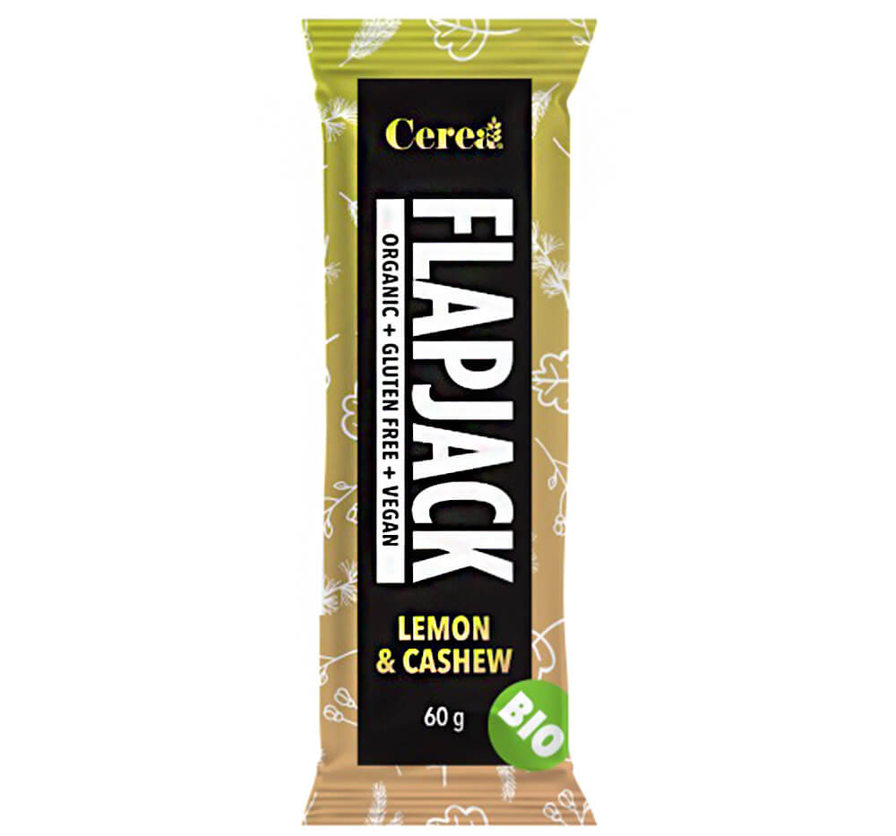 Cerea Bio Flapjack bezlepkový citrón & kešu 60 g