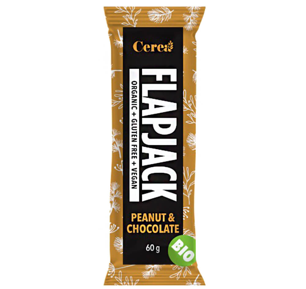 Cerea Bio Flapjack bezlepkový arašídy & čokoláda 60 g