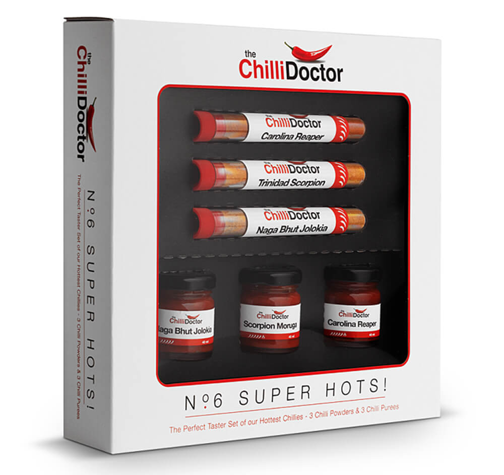 The ChilliDoctor Super Hots! - extrémně pálivý chilli balíček