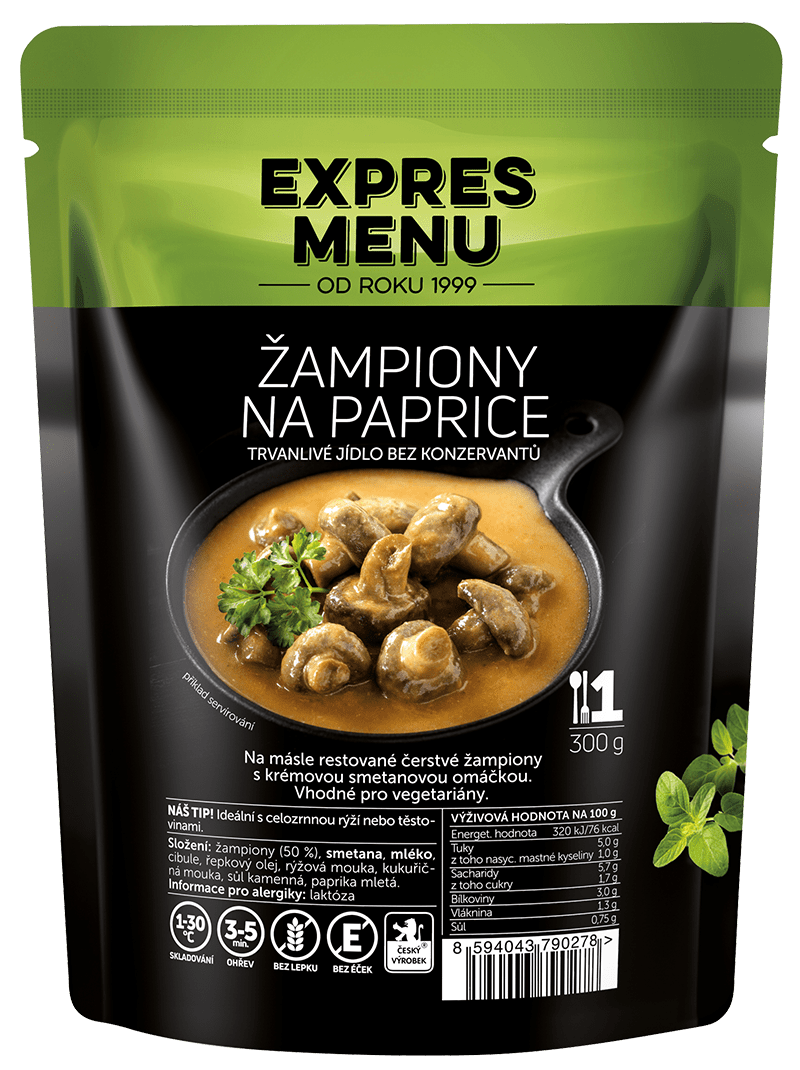 Expres Menu Žampiony na paprice 300 g