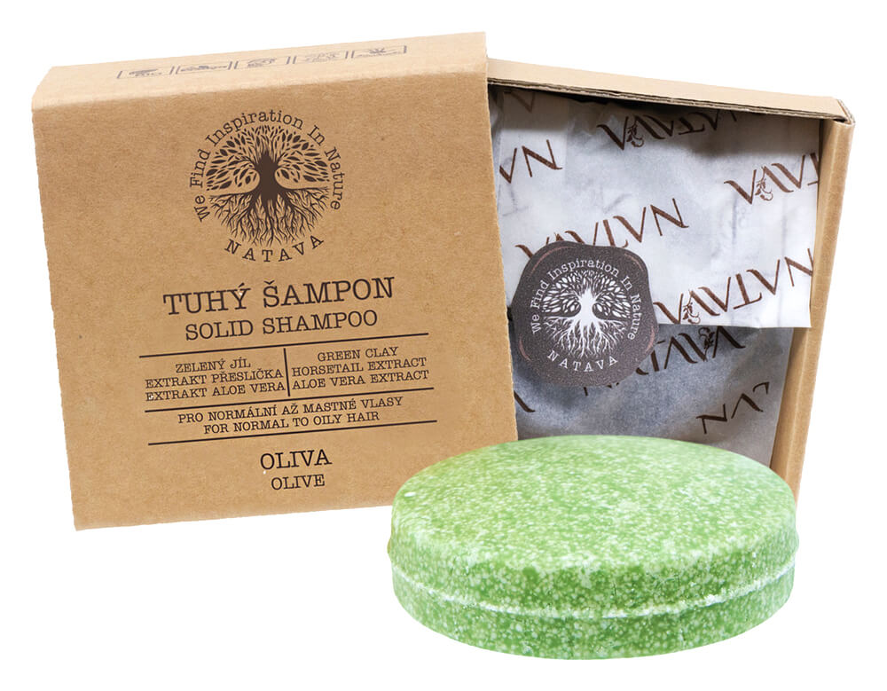 Natava Tuhý šampon Oliva 85 g