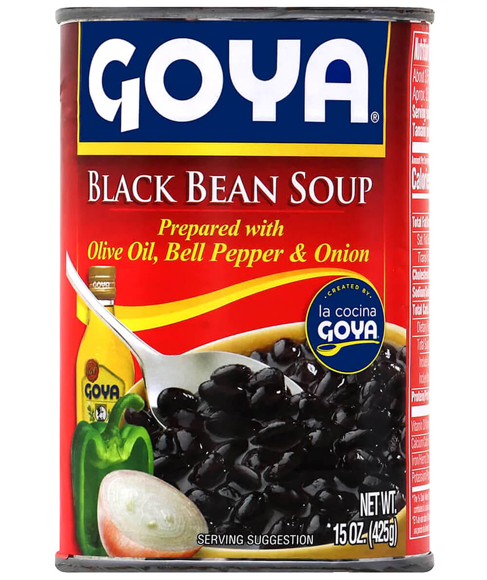 Goya Černé fazole s olivovým olejem, paprikou a cibulí 425 g
