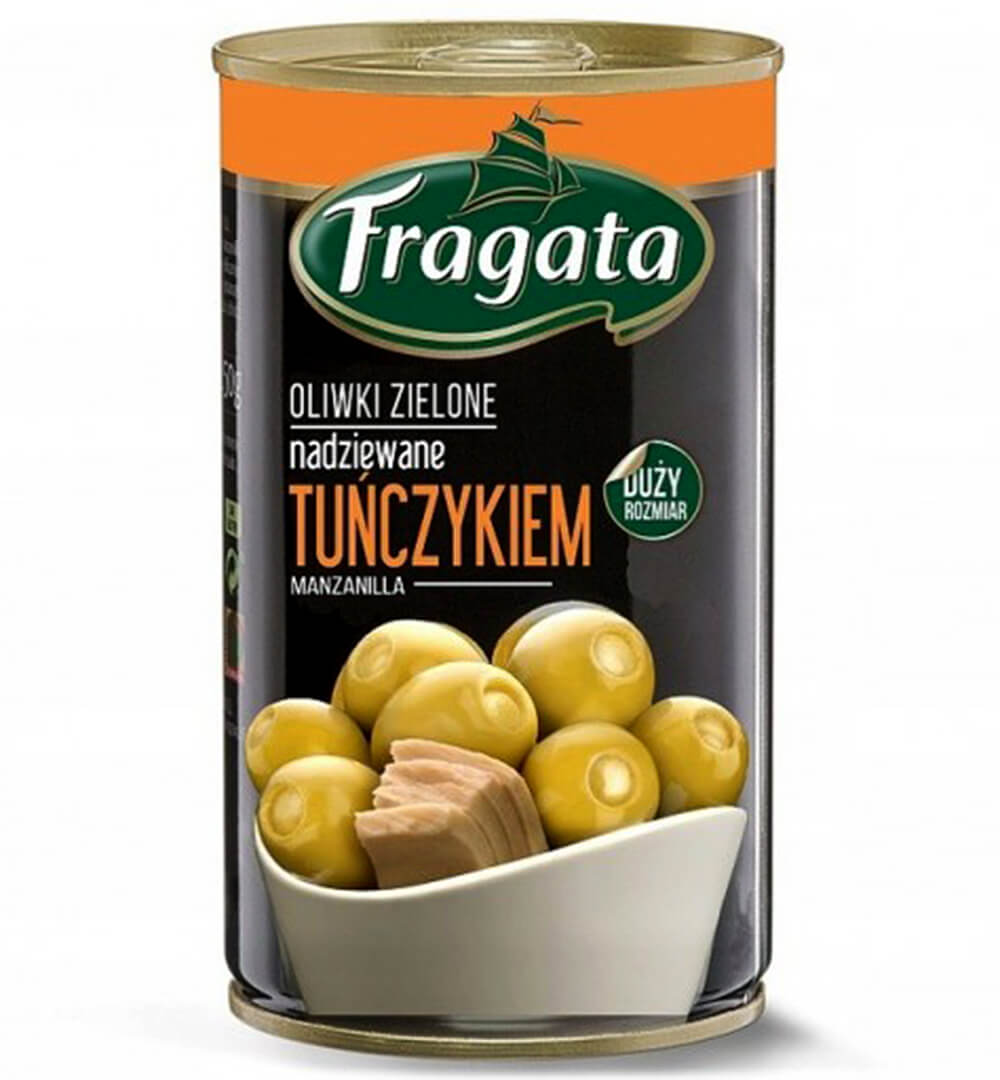 Fragata Zelené olivy Manzanilla s tuňákem 300 g