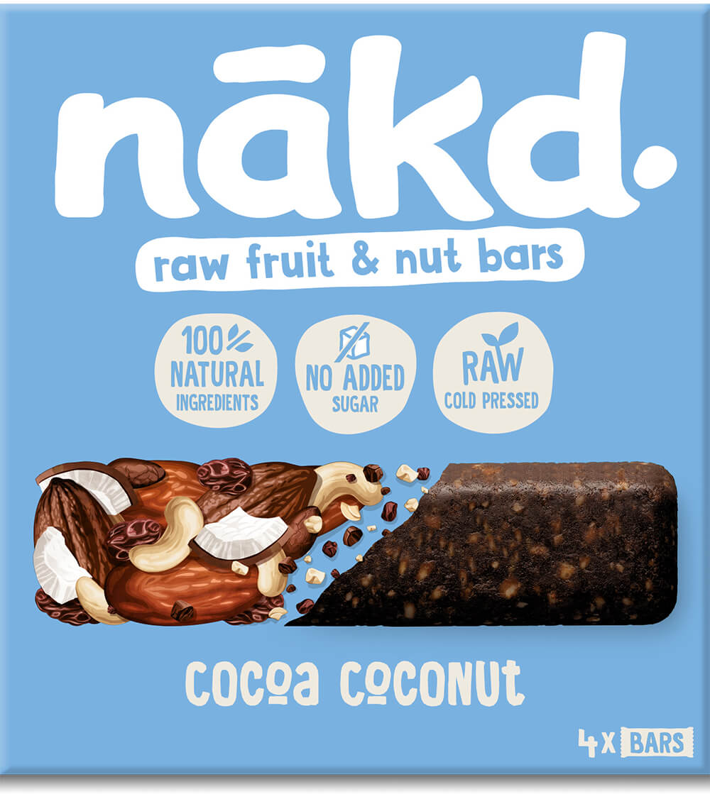 Nakd Cocoa Coconut 4 x 35 g