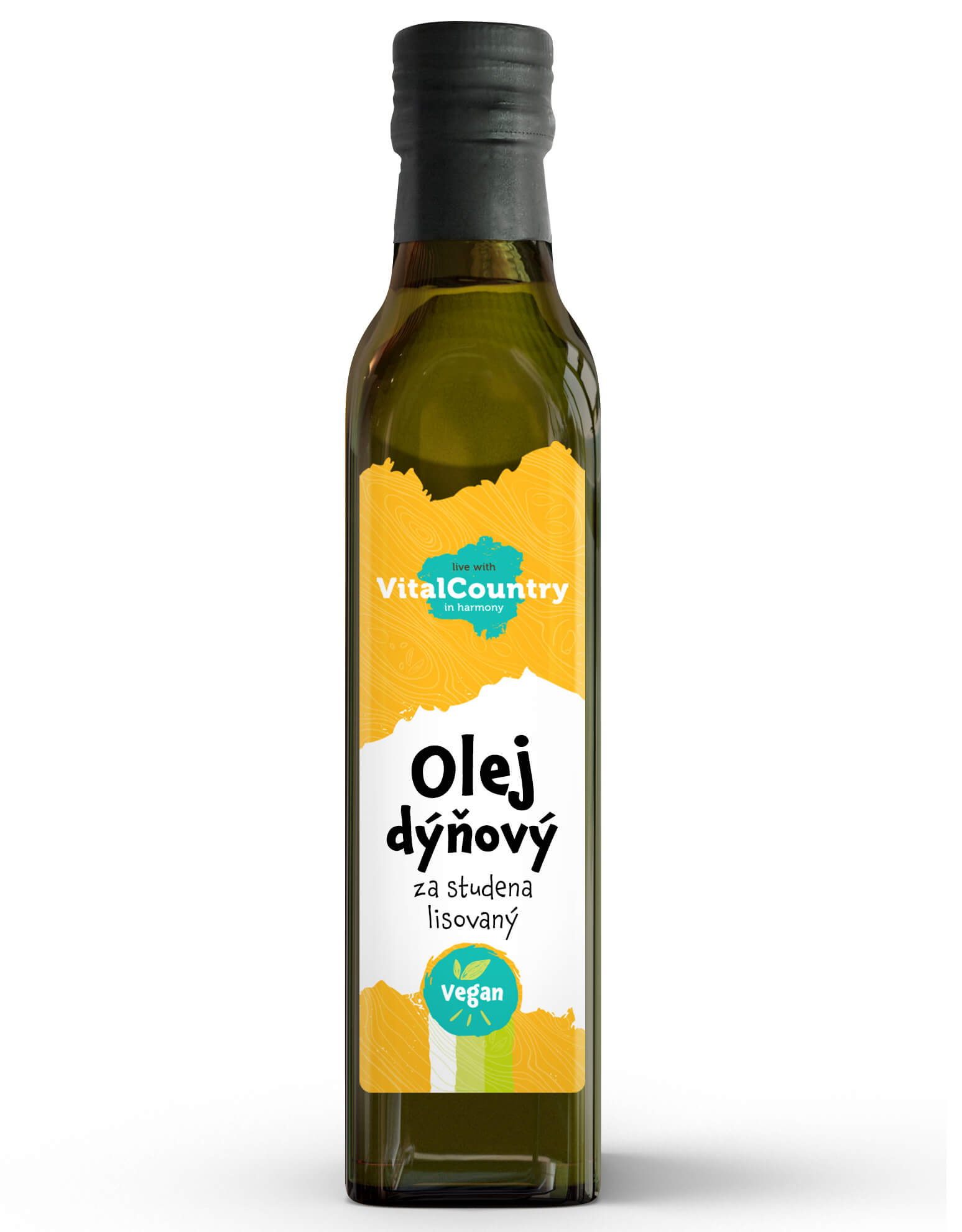 Vital Country Dýňový olej lisovaný za studena Obsah: 250 ml