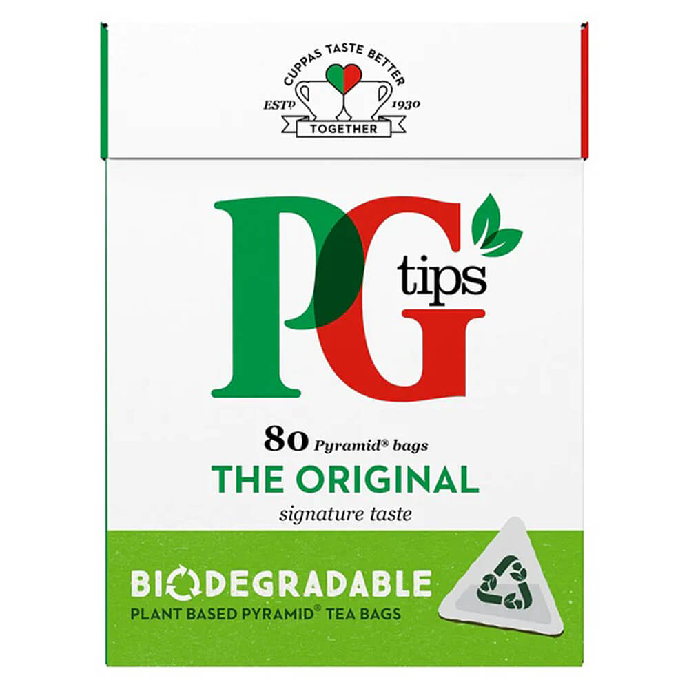 PG Tips černý čaj pyramidové sáčky Množství: 80 ks