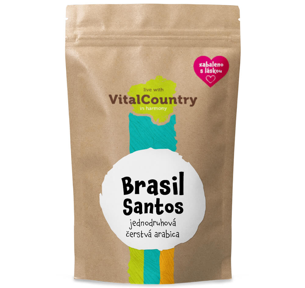 Vital Country Brasil Santos Množství: 1kg, Varianta: Mletá