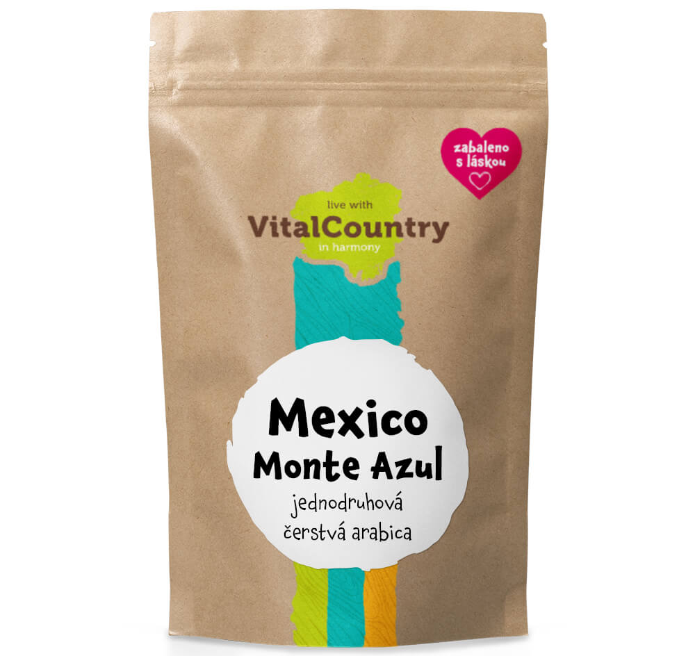 Vital Country Mexico Finca Monte Azul Množství: 1kg, Varianta: Zrnková