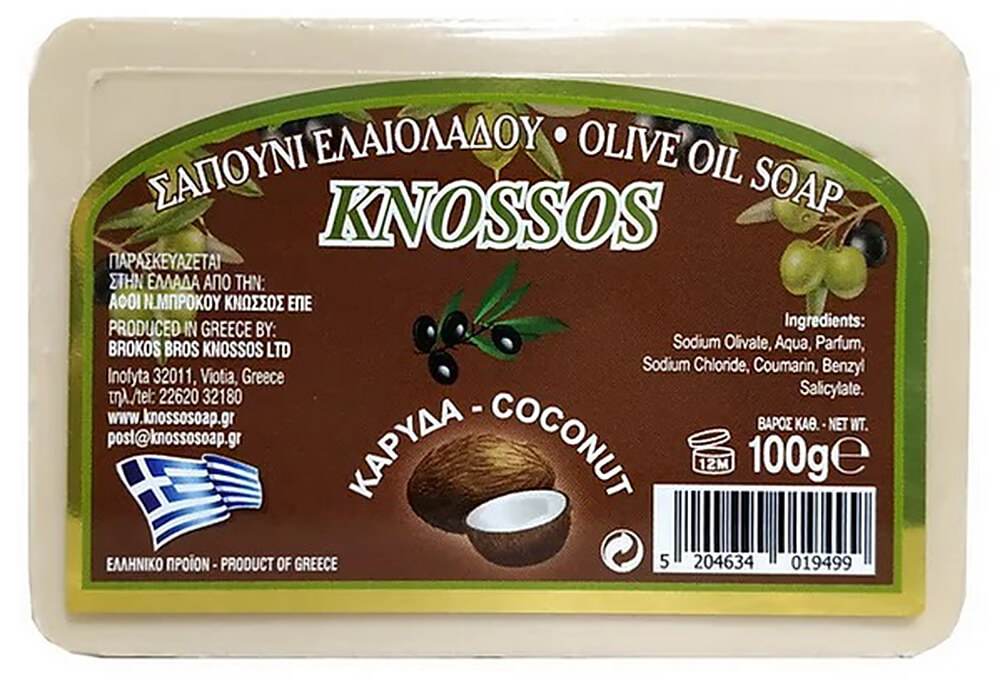 Knossos Přírodní olivové mýdlo Kokos 100 g