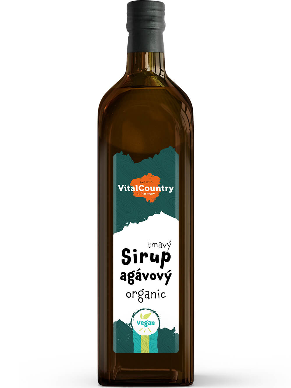 Vital Country Agáve sirup tmavý BIO Obsah: 1000 ml