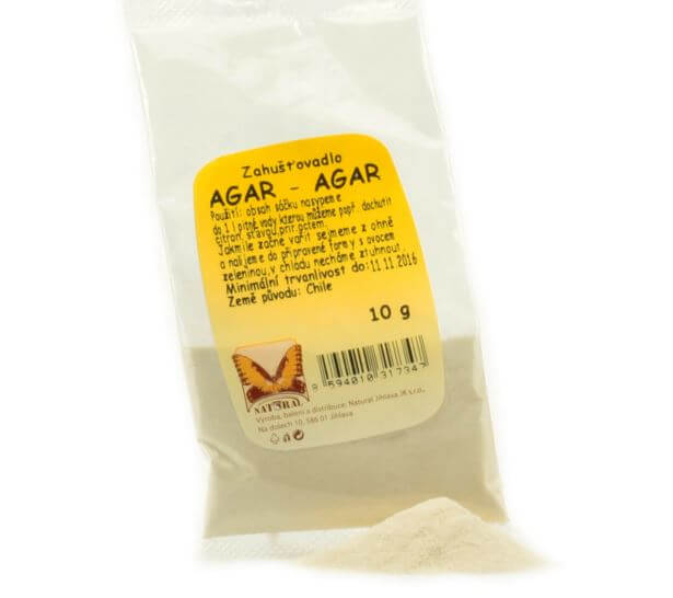 Natural Jihlava Agar Agar prášek z mořské řasy 10g