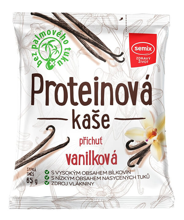 SEMIX Proteinová kaše vanilková 65g