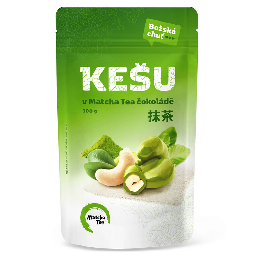Kyosun Kešu v Matcha Tea čokoládě Množství: 100 g