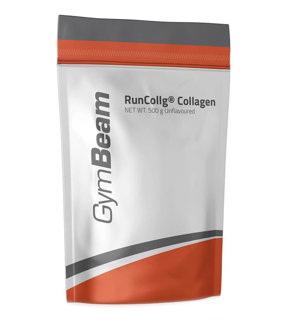 GymBeam RunCollg Collagen 500 g Příchuť: Jahoda, Kiwi