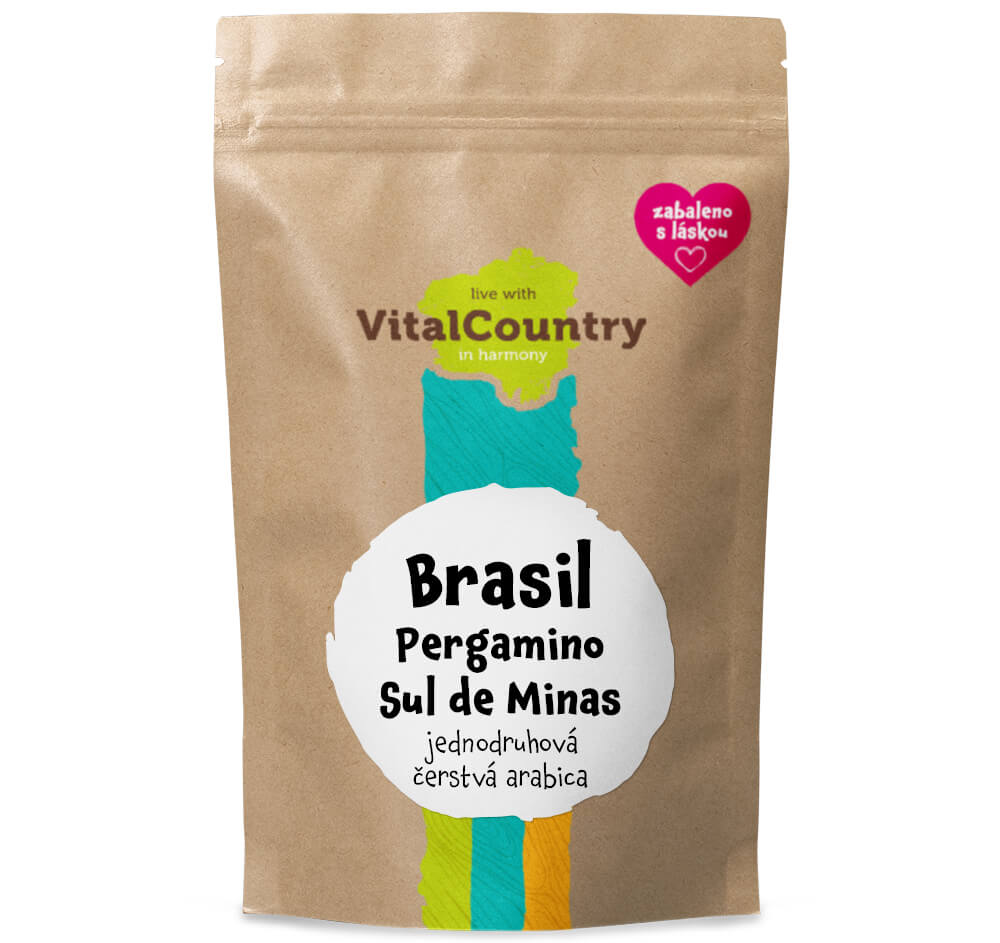 Vital Country Brasil Pergamino Sul De Minas Množství: 500g, Varianta: Mletá