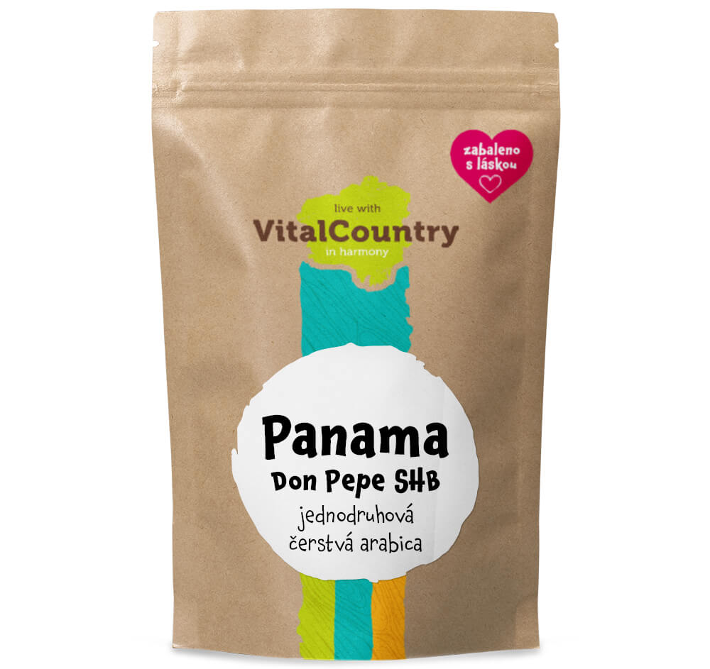 Vital Country Panama Don Pepe SHB Množství: 250g, Varianta: Zrnková