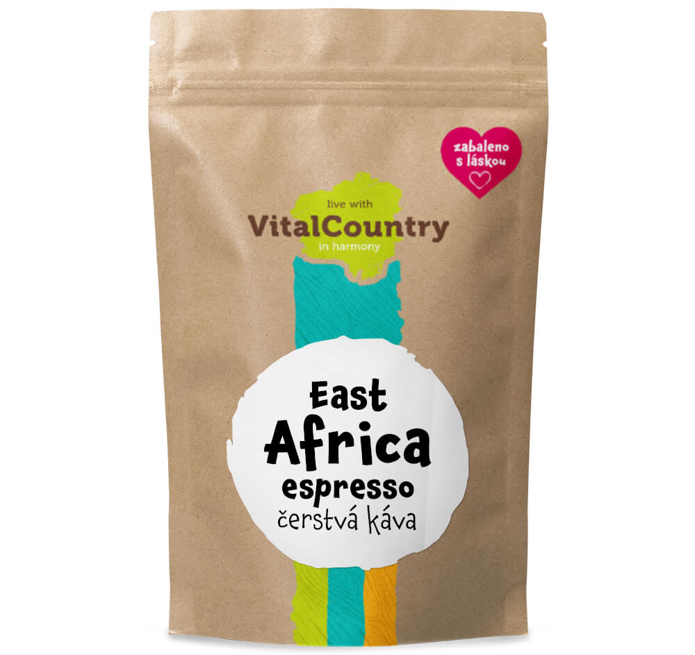 Vital Country East Africa Espresso Množství: 1kg, Varianta: Mletá