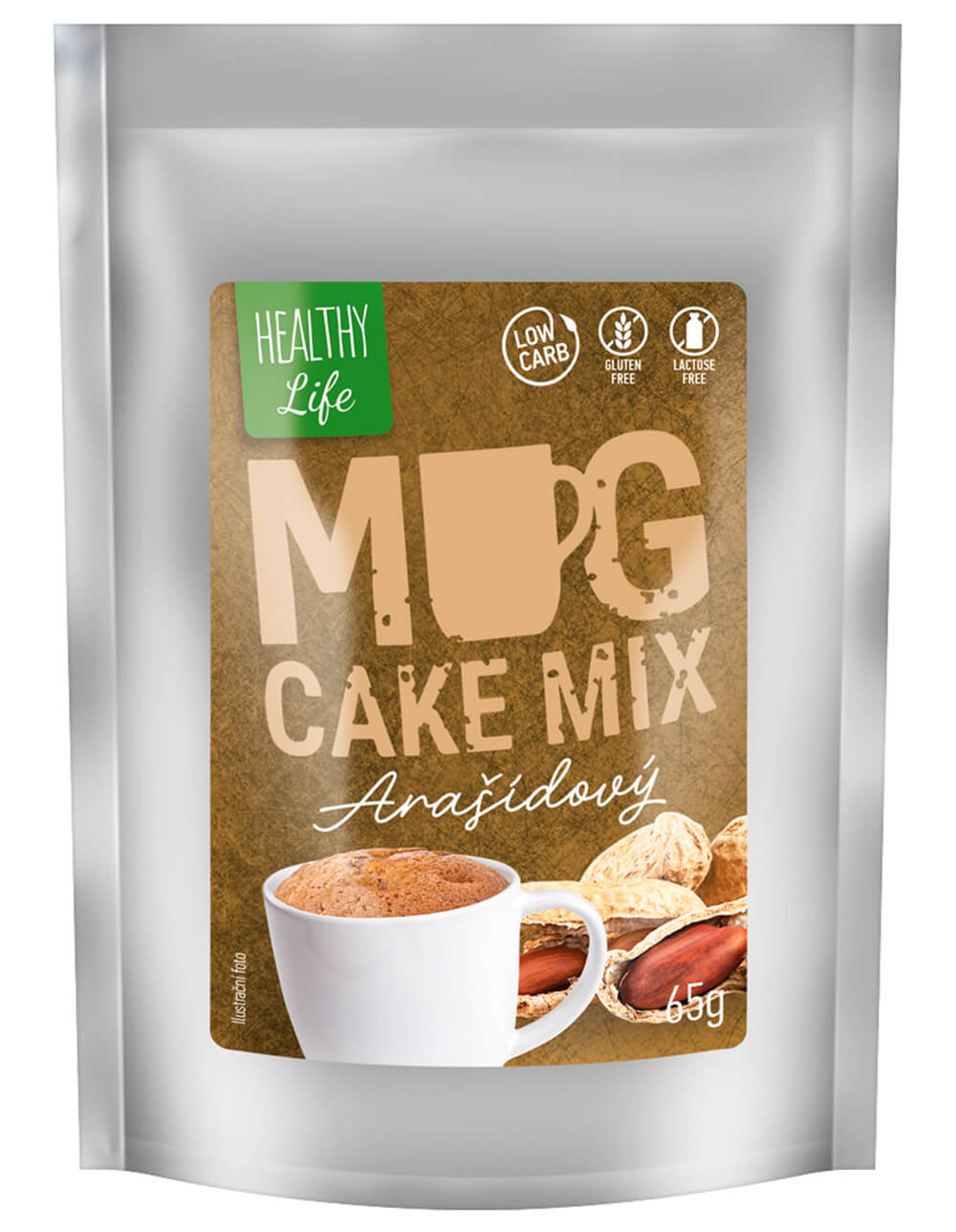 MKM Pack Low carb mug cake arašídový 65g