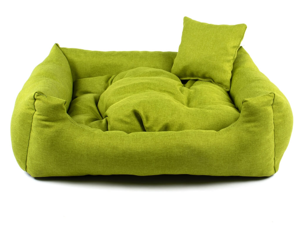 Vsepropejska Lux nadýchaný pelech pro psa Barva: Zelená, Rozměr (cm): 65 x 55