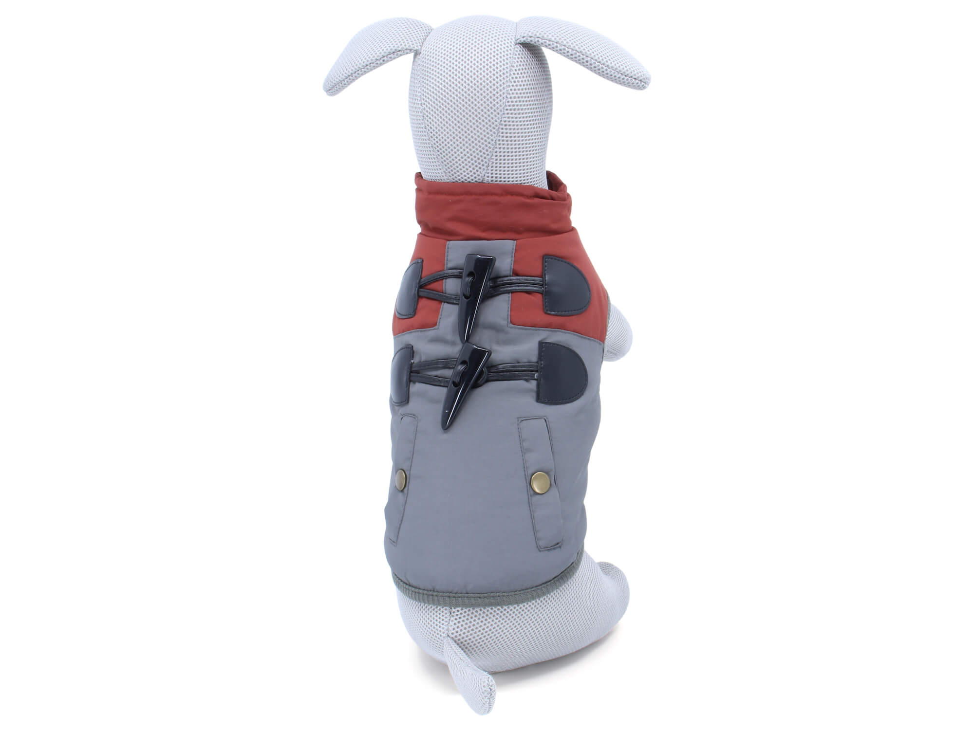 Vsepropejska Bingo zimní bunda pro psa Barva: Šedá, Délka zad (cm): 39, Obvod hrudníku: 52 - 55 cm