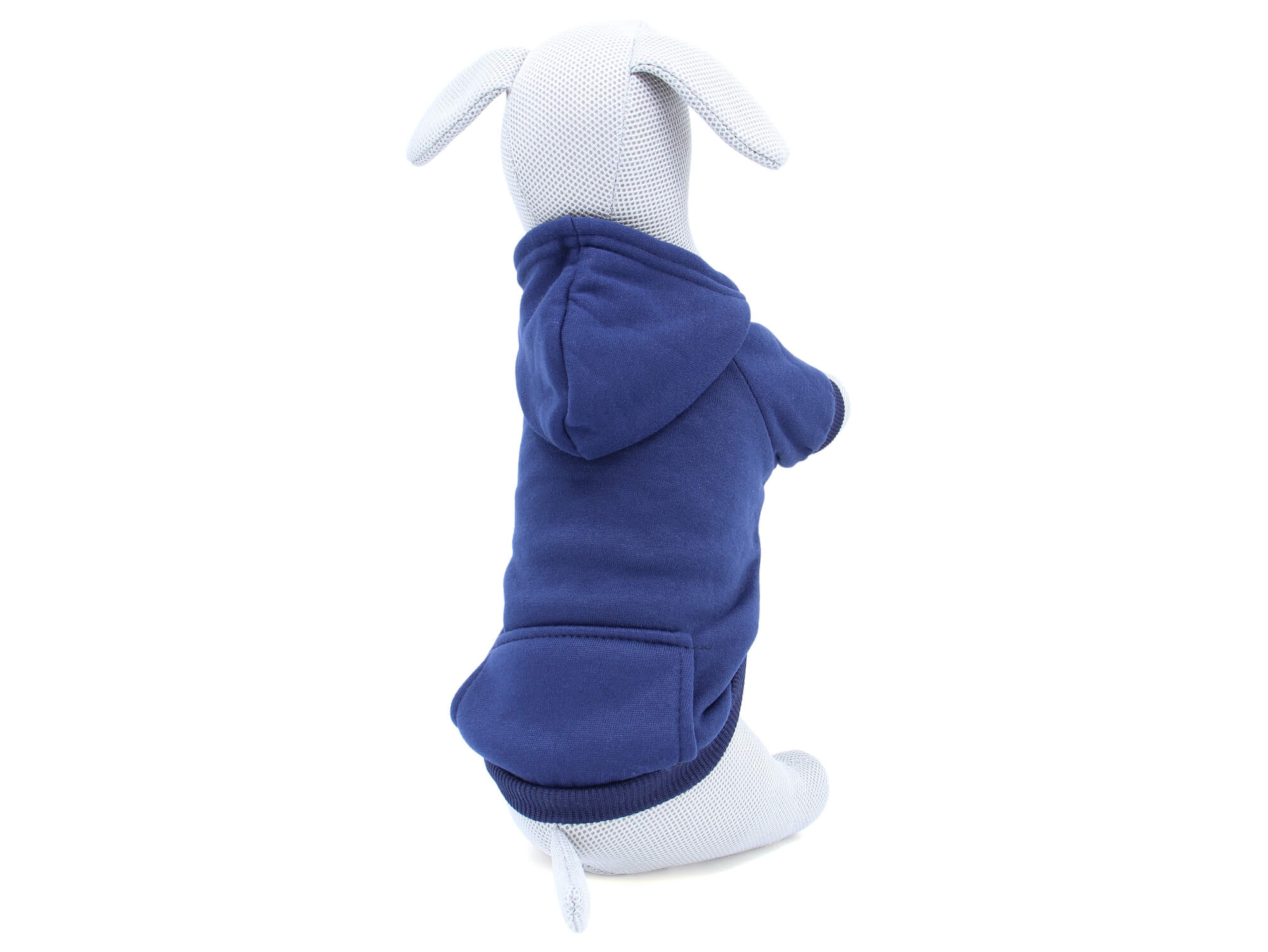 Vsepropejska Mitexi mikina s kapsou pro psa Barva: Modrá, Délka zad (cm): 22, Obvod hrudníku: 32 - 36 cm